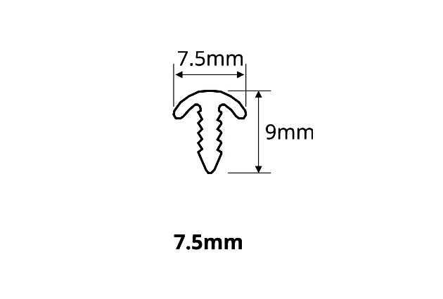 T Round Profile Lineart